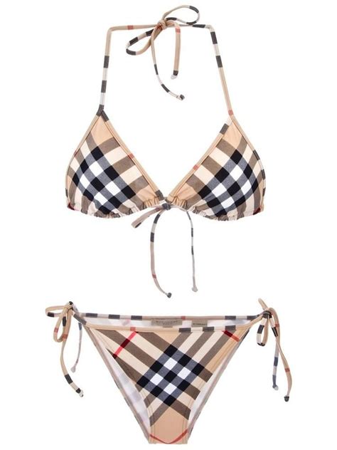 ladies burberry swimwear|burberry women's bikini.